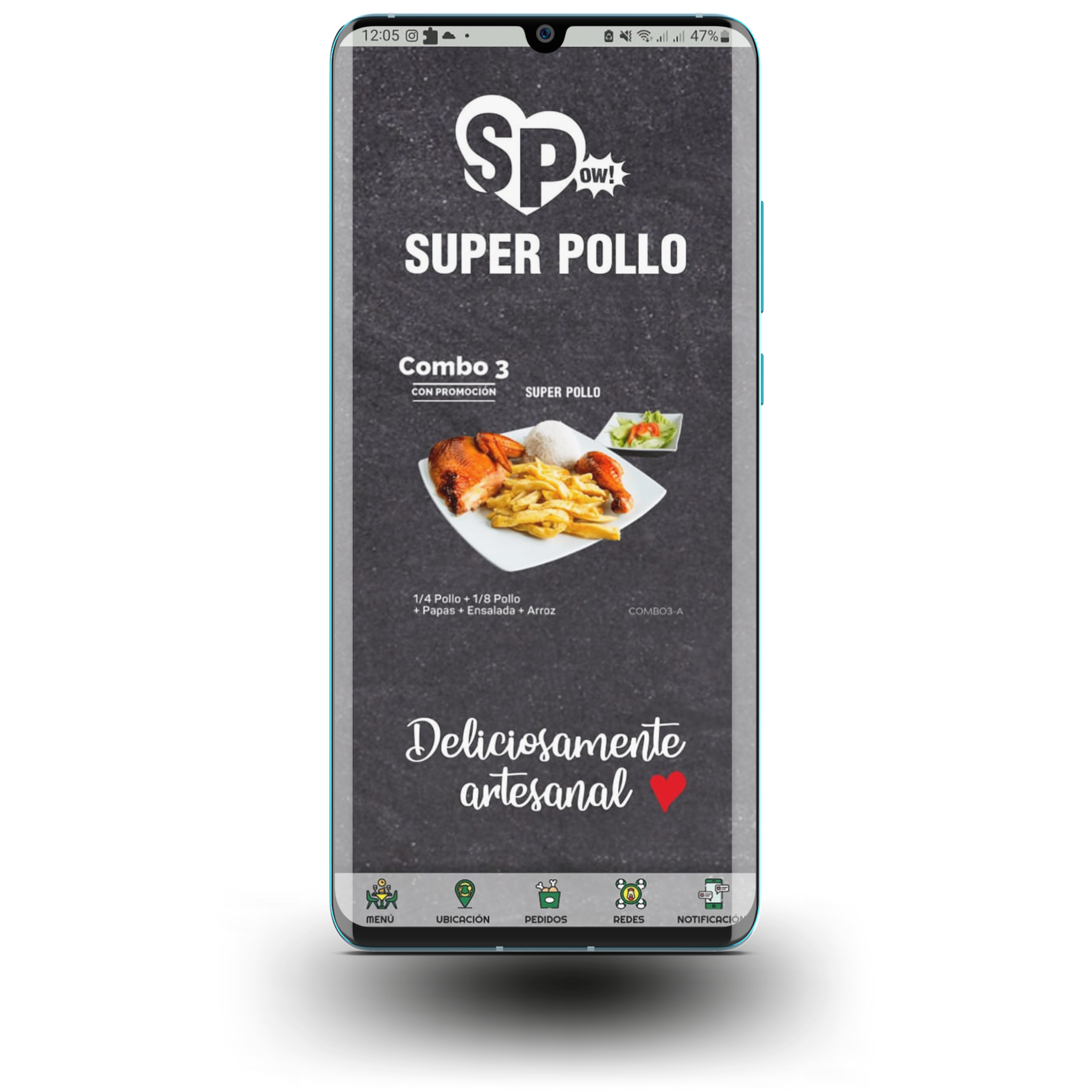 Pedidos en línea Super Pollo Spow
